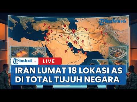 🔴Iran Serang Target Vital AS di 18 Lokasi, Citra Satelit Jadi Bukti Nyata