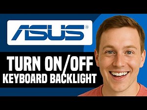 How To Turn On/Change Keyboard Backlight On Asus Laptop (Step By Step)