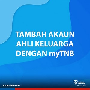 Tambahkan akaun orang tersayang ke dalam aplikasi myTNB untuk membuat pemantauan penggunaan elektrik dan pembayaran bil atas talian. Dekatkan hubungan kita sewaktu PKP 3.0 ini dengan mengikuti cara-cara mudah di bawah. #StayHome #StaySafe #kitajagakita | TNB CareLine