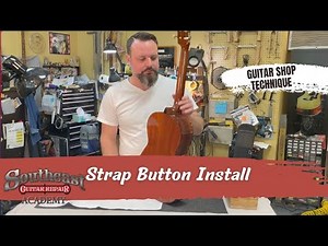 Installing a Strap Button on an Acoustic Guitar