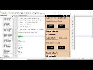 College Leave Management System Android App -- Full Explanation