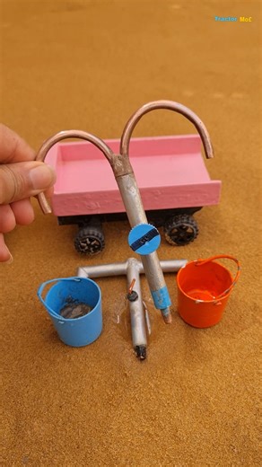 Mini tractor project mini motor water pump science project video🥰
