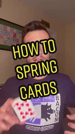 How to Spring Cards like a Magician | Card Tricks Tutorial