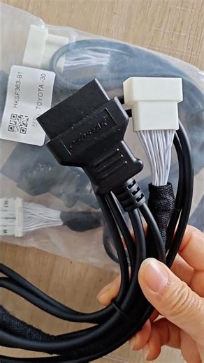 Toyota-30 Cable Key Programming All Key Lost Support 4A and 8A-BA No Need to Pierce the Harness