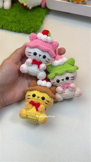 Crochet Dessert Cats Tutorial: Step-by-Step Guide
