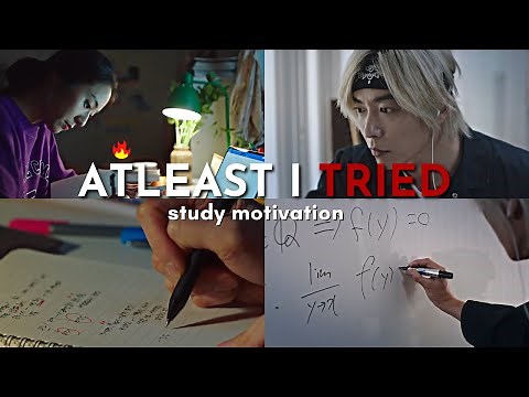 Atleast I Tried! study motivation from kdramas 📚 | kdrama student life