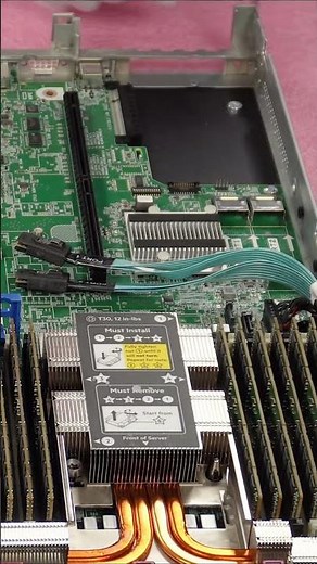 HPE ProLiant DL360 Gen 10 | NIC Installation | #tech #HPE #NetworkCard
