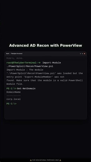 Advanced Active Directory Recon with PowerView