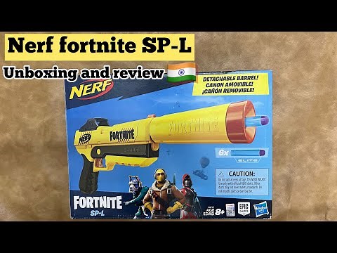 Nerf Fortnite SP-L unboxing, testing and review - is it worth buying?