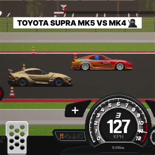 Toyota SUPRA MK5 vs MK4 (+1,200 HP) en Apex Racer