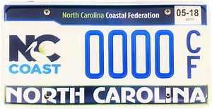 Get Your Specialty NC License Plate | North Carolina Coastal Federation