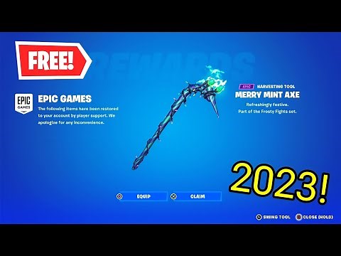 How To Get The MINTY AXE For FREE In Fortnite! (Patched)