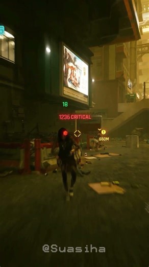 Hey! That's not nice! Saving a civilian in Cyberpunk2077 #actiongameplay #combatgameplay #cyberpunk