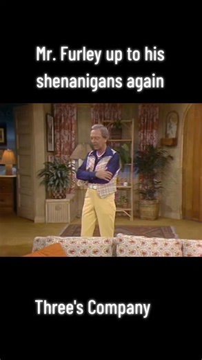 Mr. Furley was tremendous in this scene as always. Three's.Company was way ahead of its time for comedy. Just brilliant. #80s #nostalgia #80stv #memories #comedy #memories #funny #tv | Bite-Sized Nostalgia