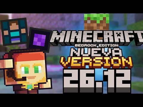 ¡¡GRAN ACTUALIZACIÓN!!! | Minecraft BEDROCK 26.12 OFICIAL!!!!✅ SERVIDORES y REALMS | Review