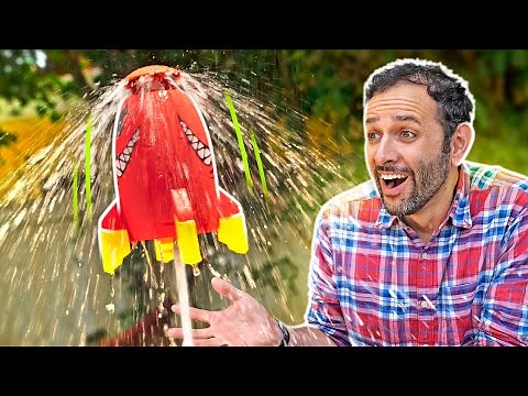 É SURPREENDENTE como esse FOGUETE de ÁGUA funciona!