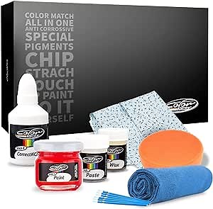 Color N Drive Touch Up Paint - Compatible with BMW Yas Marina Blue Metallic (B68) - Scratch and Chip Repair Kit - Plus Pack