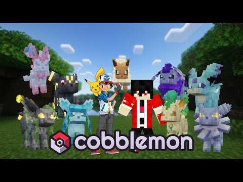 Evolving Every Eevee, WHAT! THERE ARE SECRET EEVEE EVOLUTIONS??? - Cobblemon #11 Part 2