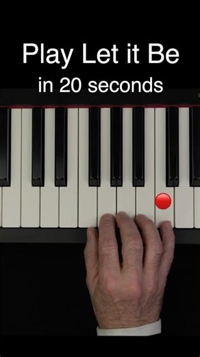 Let It Be – EASY Piano 🎹 (Beginner)