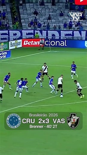 GOAL FOR VASCO | BRENNER | CRUZEIRO 2X3 VASCO | BRAZILIAN CHAMPIONSHIP 2026 | 03/15/2026