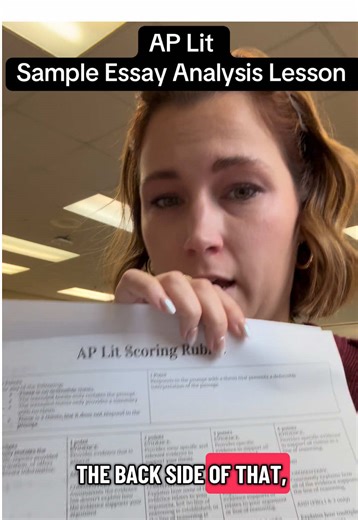 AP Lit Sample Essay Analysis for Exam Success