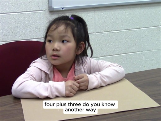 📹 WATCH: Rylee, a first grader, is asked to name number pairs for seven. The goal at this level is to learn all the number pairs that make six and seven, as well as to begin thinking about these combinations strategically, not by memorizing. Find more than 50 classroom videos just like this one in our newest publication, Math Trajectories for Young Learners. This book gives PreK–2 teachers a clear roadmap for identifying where each child is in their math journey and selecting the next instructi