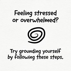 26K views · 337 reactions | Feeling stressed or overwhelmed? Try grounding yourself by following these steps. To learn more about skills that can help you manage stressful situations, download this new publication: “Doing what matters during times of stress” https://bit.ly/36swY3P #MentalHealth #coronavirus | World Health Organization Western Pacific Region | Facebook