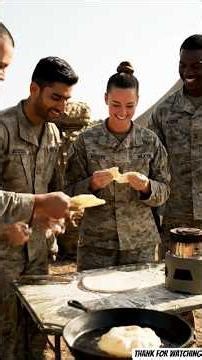 US Army Soldiers Making Roti in the Field #army #military #making #roti