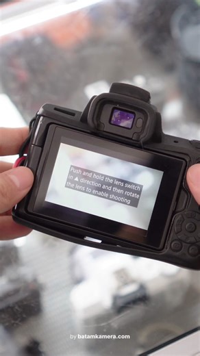 Cara Buka Kunci Lensa Canon Mirrorless EOS M