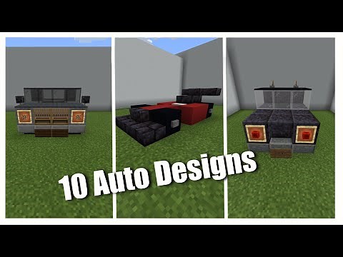 Minecraft Autos zum Nachbauen || 10 Auto Ideen || einfach