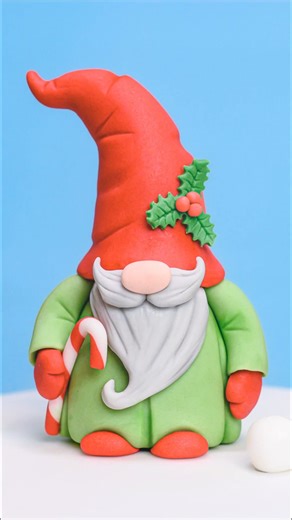 Gonk Cake Topper Tutorial #cakeshorts #fondantopper #fondantmodelling #cakedesign