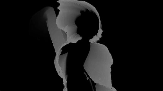 bad apple，但是每个像素发光一秒，但是真的是发光