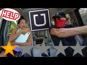 PICKED UP MY GIRLFRIEND IN AN UBER UNDER DISGUISE! *SHE GOT OUT*