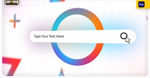 Trendy Search Logo Reveal