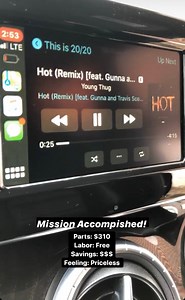 CarPlay / Android Auto adventures 2014 CLA