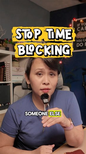 Stop time blocking your day