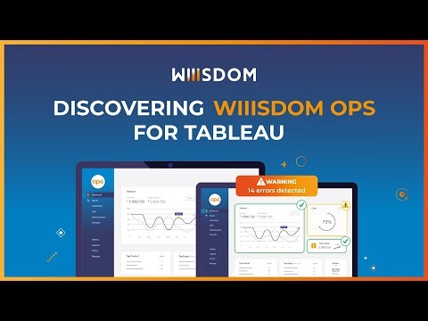 Discovering Wiiisdom Ops for Tableau