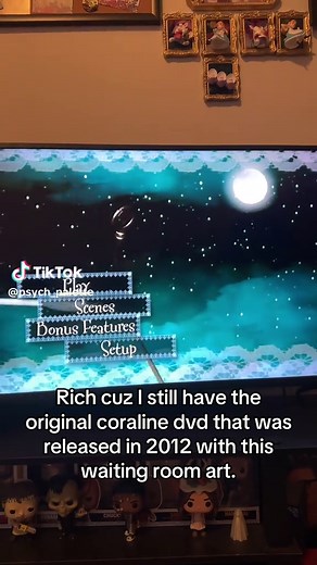 2009 coraline dvd with waiting room art>> #coraline #dvd #laika @LAIKA Studios
