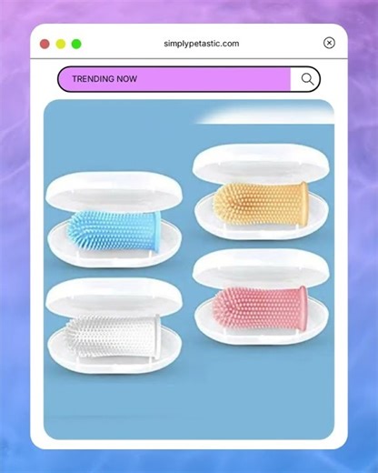 Dog Super Soft Pet Finger Toothbrush