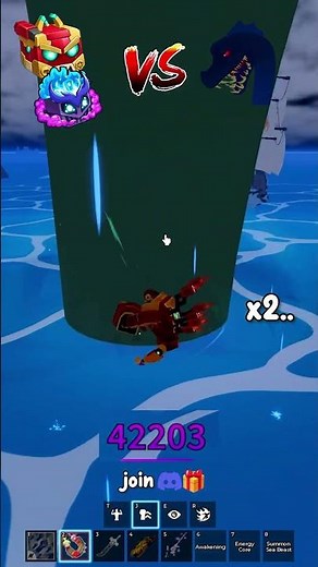 Arcsteel Magnet🧲| Gas⛽ vs Sea Beast🐍 in Blox Fruits Update 30