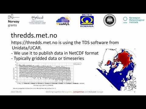 A brief introduction on the netCDF file format, the OPeNDAP protocol and THREDDS Data server