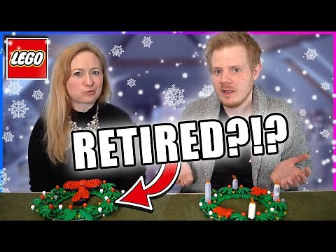 Wreath RETIRED already!!! 2 in 1 wreath review (LEGO Christmas 2020 set 40426)