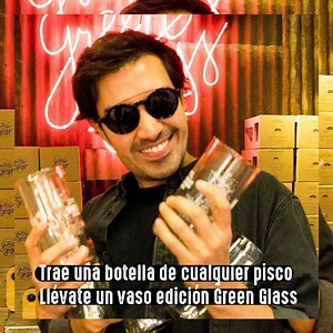 ¿Pensaron que ya no teníamos vasos? 😎 Nuestro compromiso con el planeta sigue inalterable, por eso los esperamos en Green Glass para seguir cuidando el planeta. 🥃♻ | Capel Pisco