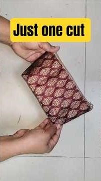 बनाये और सेल करो 👝 Pouch making at home/Pencil pouch cutting and stitching/Zipper pouch #diy #blouse