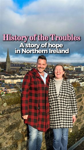 Northern Ireland History in 60 Seconds. For nearly 40 years, the streets of Derry lived through an armed conflict known as The Troubles, a period marked by tension, loss, and resilience. I met Emma Downey Burns, a local guide who walked me through the reality of daily life during that time, when police and British army patrols were a constant presence. The conflict centered on two communities: Nationalists, who identified as Irish, and Unionists, who identified as British. But what you feel here
