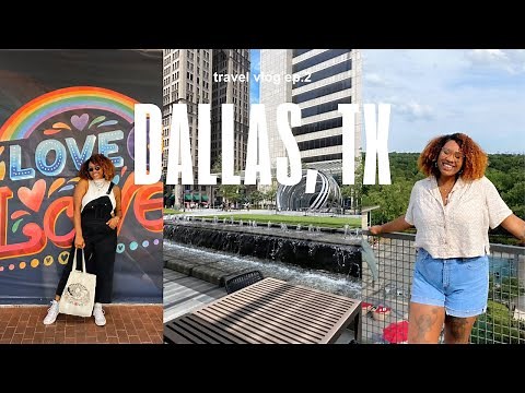 VLOG: Weekend trip to DALLAS, TEXAS 🤠 Things to Do in Dallas | Deep Ellum, Downtown, Food & more!