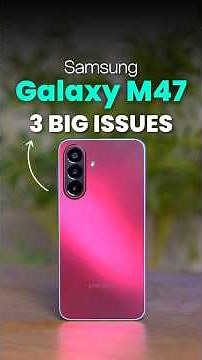 Samsung Galaxy M47 Review - 3 BIG ISSUES 🤯 #samsung #galaxym47 #review
