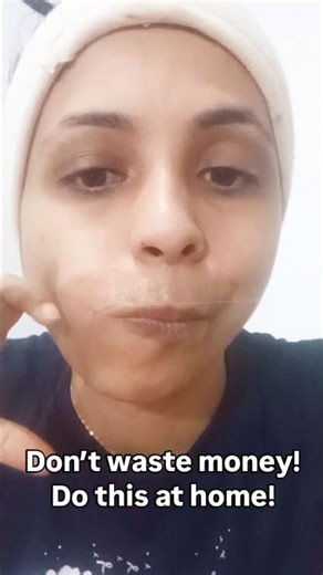 Threading Hack for Smooth Skin 😍 DIY at Home #threading #hairremoval #beautyshorts