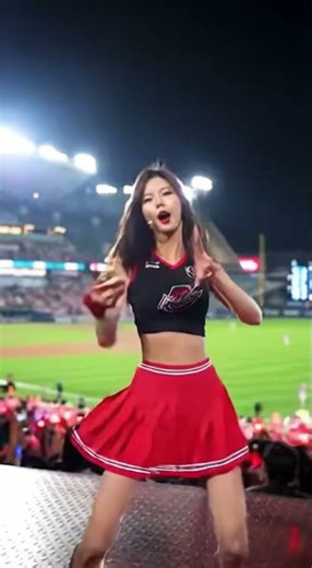 K-Cheer Stage 🔥 #KpopCheer #AIgenerated Night Stadium Performance