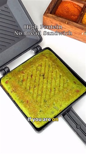 No Bread Sandwich | High Protein Sandwich | 40g Protein Weight Loss Recipe #highproteinrecipes